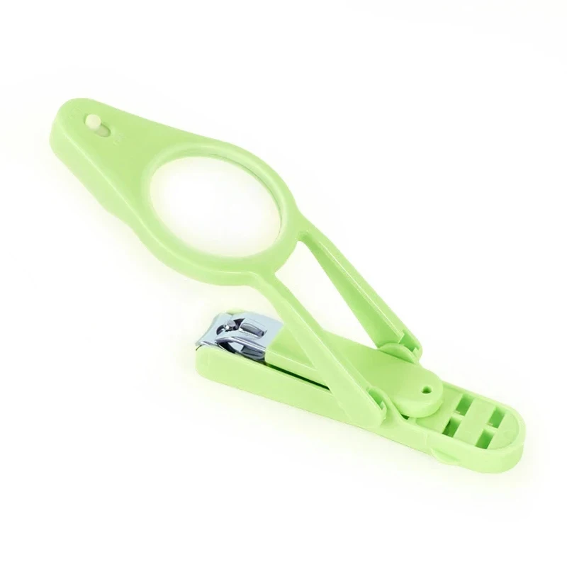 High Qualit LED Light Magnifier Nail Clippers Portable Foldable Splash-proof Home Practical Multi-Function Nail Clippers