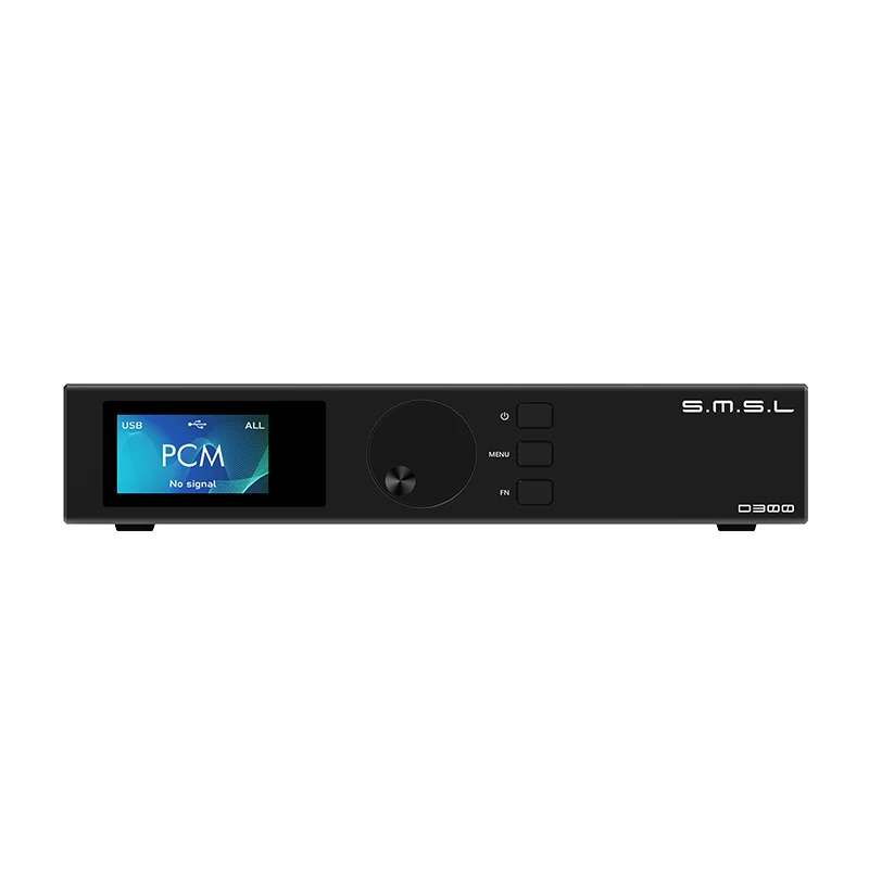 SMSL D300 오디오 DAC ROHM BD34301EKV DSD512 PCM 768kHz 32 비트 퀄컴 블루투스 5.1 XMOS XU208 LDAC HD XLR RCA, 리모컨 포함