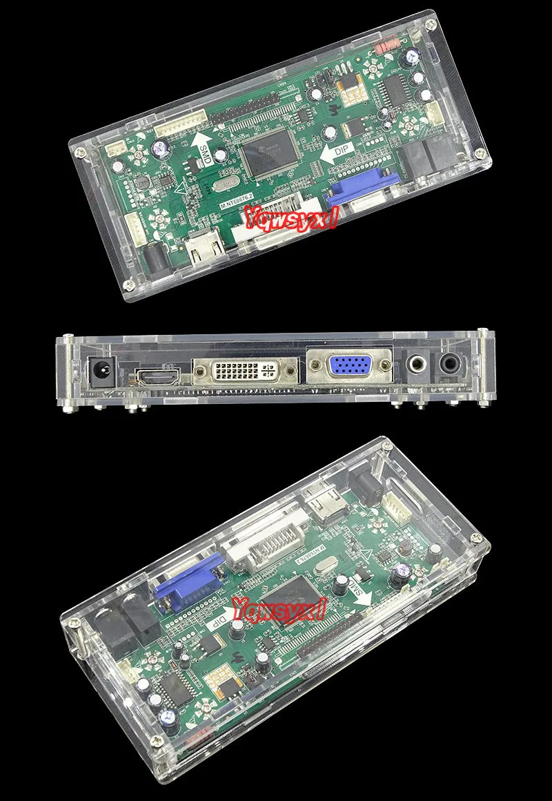 for M.NT68676 controller driver board plastic shell LED/LCD controller driver board transparent Acrylic protective case box