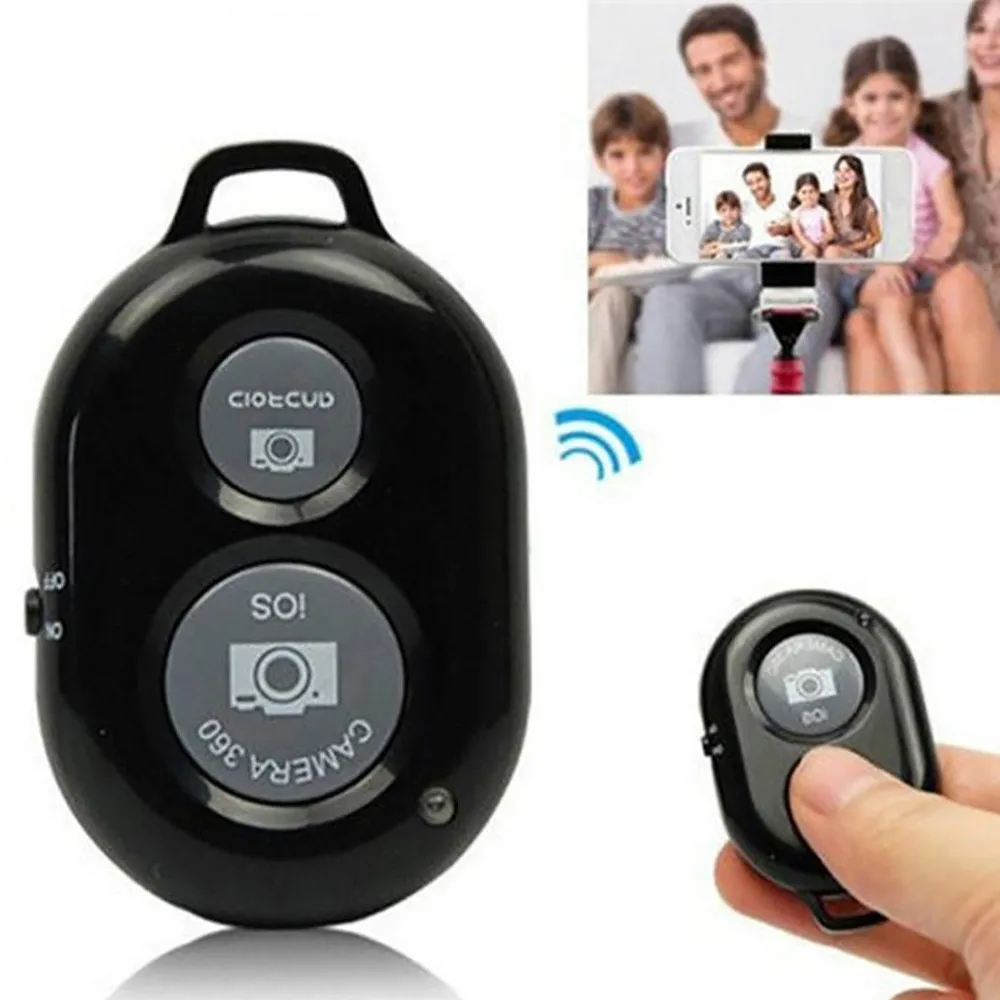 Wireless Camera Shutter Bluetooth-compatible Remote Control for iPhone Android It enables you to control your cell phone camera