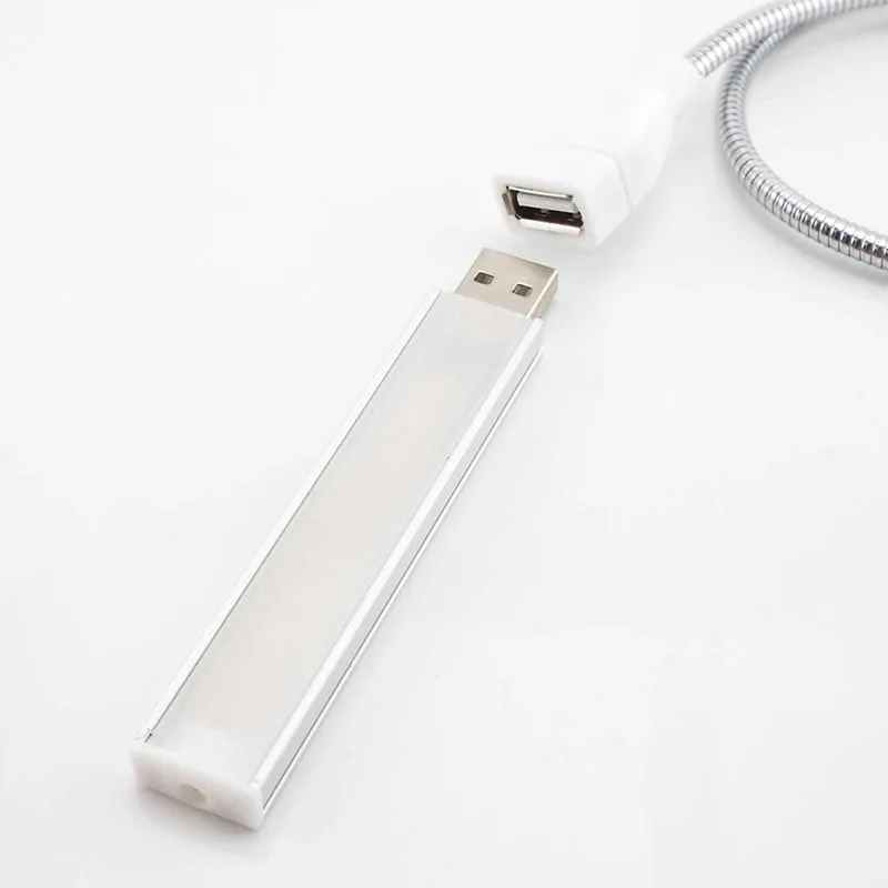 10 LED 20 Led Mini USB reading light Table book night Lamp Portable Desk white lights torches For Camping Power Bank PC Notebook