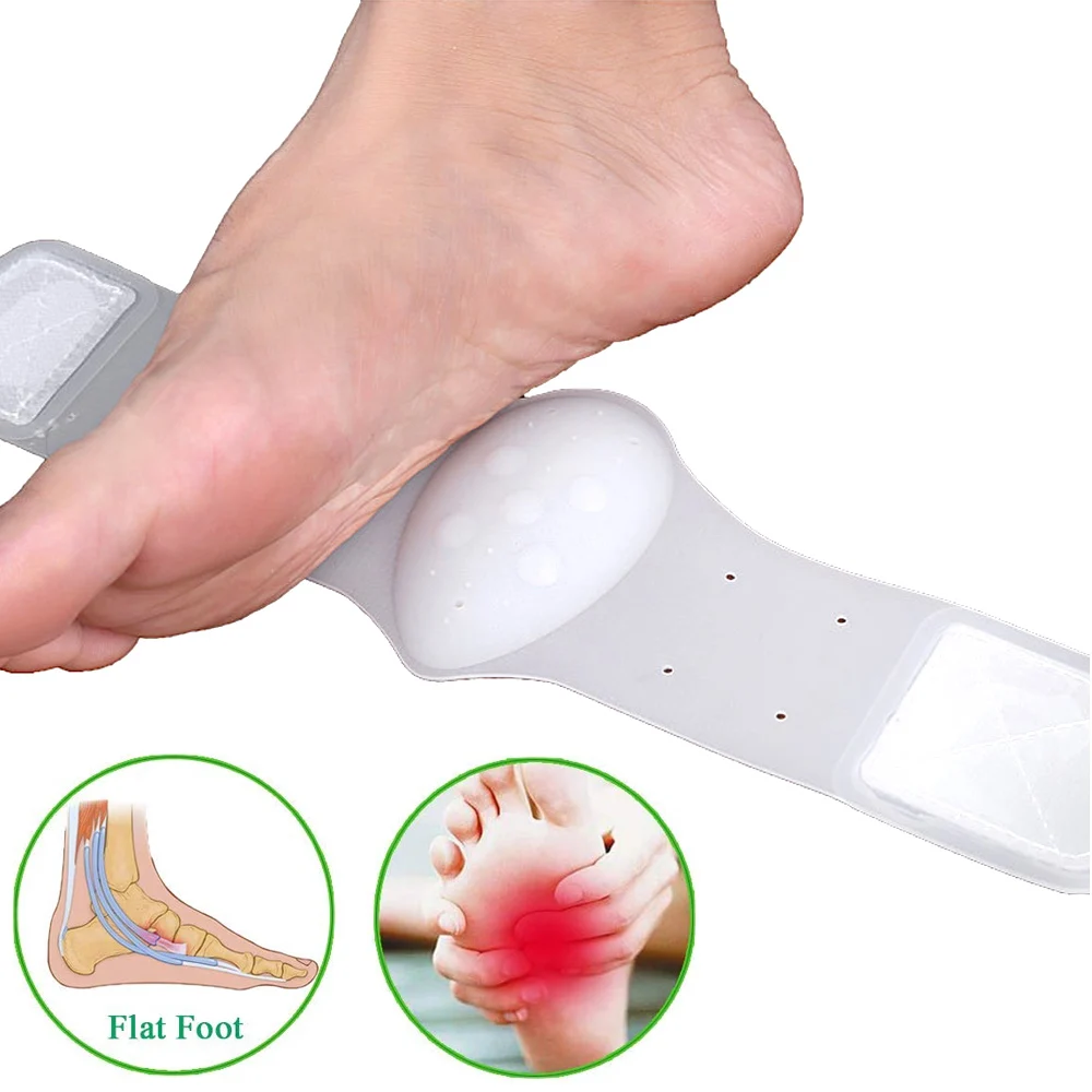 1Pair Gel Arch Support Soft Sleeves Cushion Fast Pain Relief for Flat Foot Plantar Fasciitis Heel Spurs Fallen and High Arches