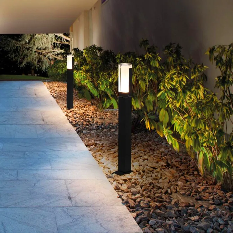 Imagem -06 - Modern Led Paisagens Luz H600 300 mm Outdoor Waterproof Lawn Lamp Yard Caminho Jardim Decoração Lâmpada Dc12v Ac85265v. Pcs