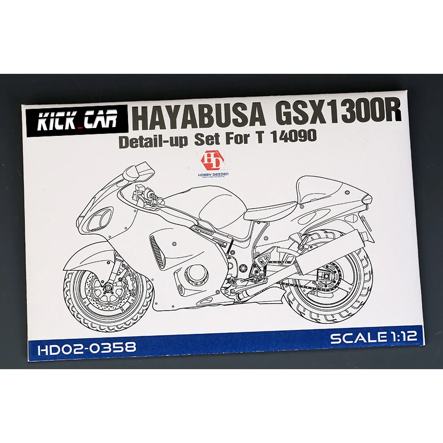 Hobby Design HD02-0358 1/12 GSX 1300R Detail-up Set Model Car Modifications Hand Made Model Set For T 14090