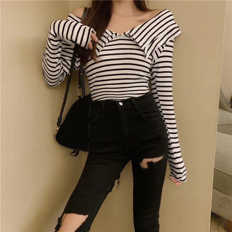 2022 Sexy High Waist Ripped Holes Denim Pants Female Trousers Pencil Jeans Women plus szie 5xl Skinny Pants Black Jeans KZ245