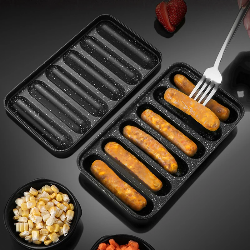 Stainless Steel Sausage Maker Mould DIY Ham Hot Dog Making Mould Sausages Box Baking Tools Molds Kitchen Accessories