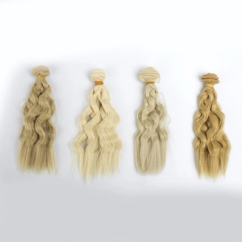 BJD Hair Curly 15CM*100CM BJD WIG For Dolls Synthetic Wig Free shipping hair for dolls handmade 1/3 1/4 Doll Accessories toys