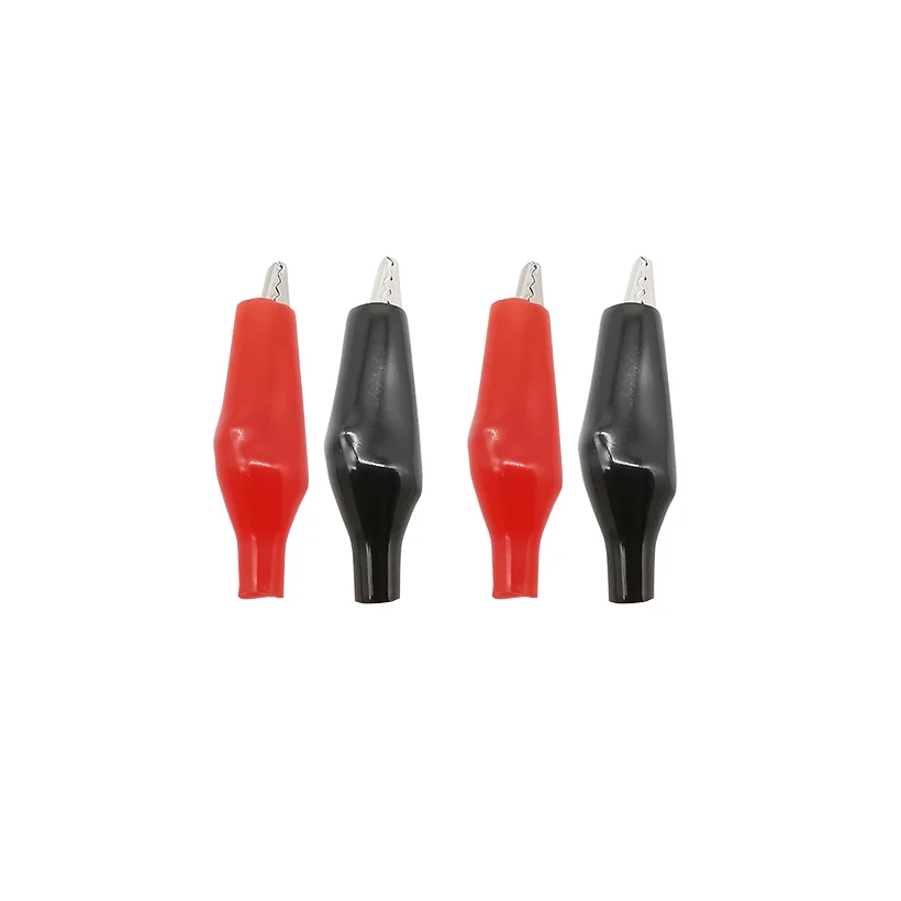 Pinzas de cocodrilo para sonda de prueba eléctrica – Negro/Rojo - imagen 5