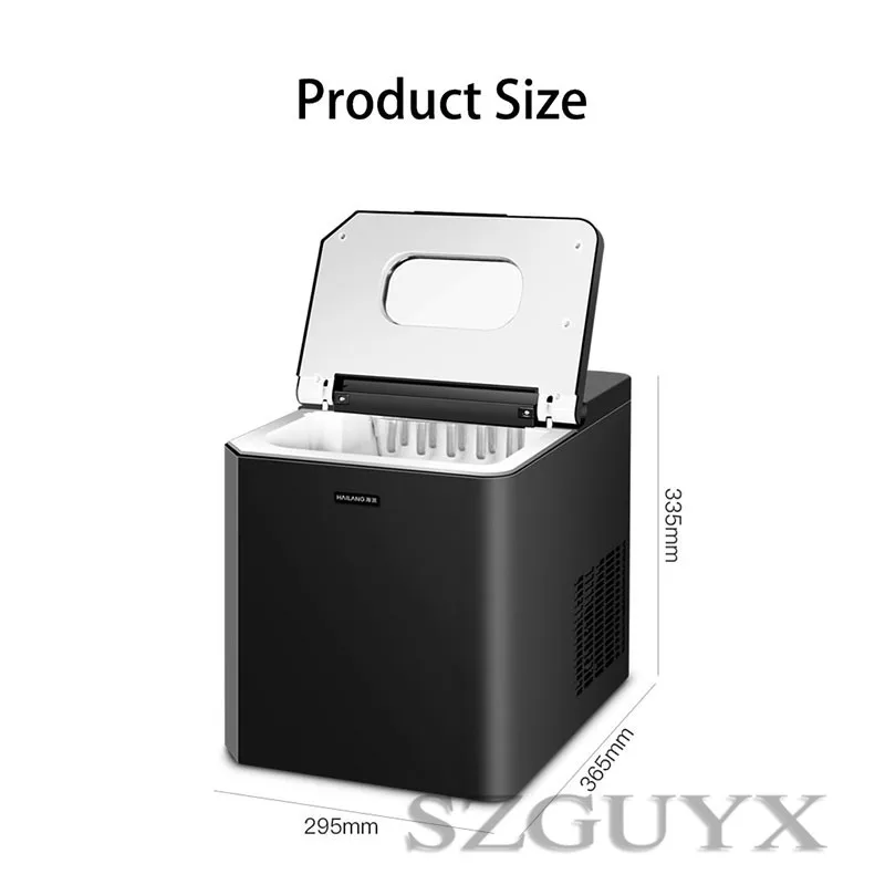 Mesin es batu, untuk rumah tangga sepenuhnya otomatis ukuran es batu komersial dapat disesuaikan bar KTV toko teh mesin es
