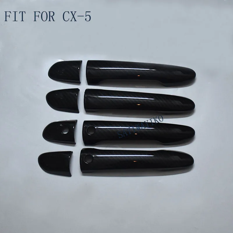 

FIR FOR Mazda CX5 CX-5 2017 2018 Accessories ABS carbon fibre Door Handle Covers Trim For CX5 CX-5 2017 2018 Car Styling