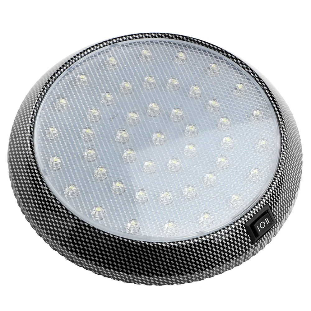 Automobili auto cupola tetto soffitto luce interna LED luce di lettura interna auto bianco stile
