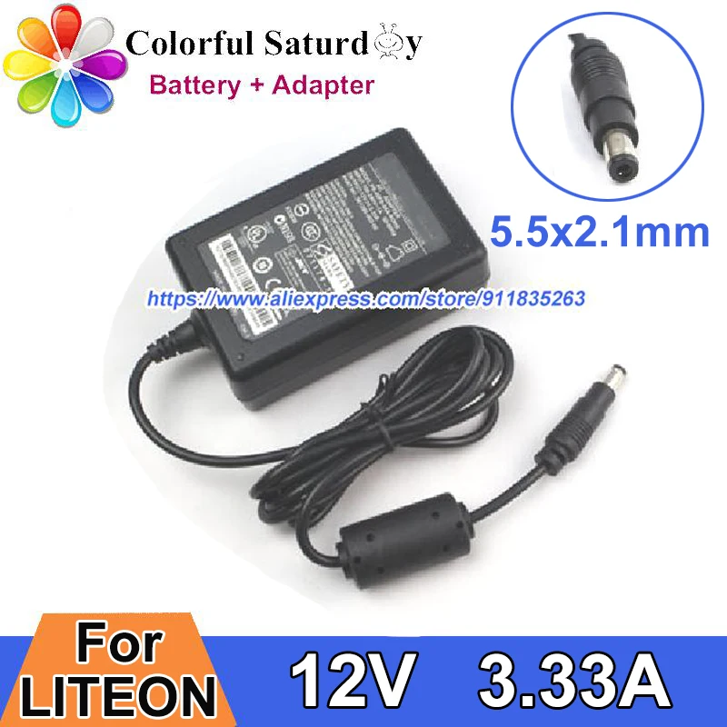 Original LITEON PA-1041-71 Power Adapter 12V 3.33A For HP PAVILLION 22XI 22FI BW23 C3Z94AA C8H76A2 2511X C4D32AA MONOTOR Charger