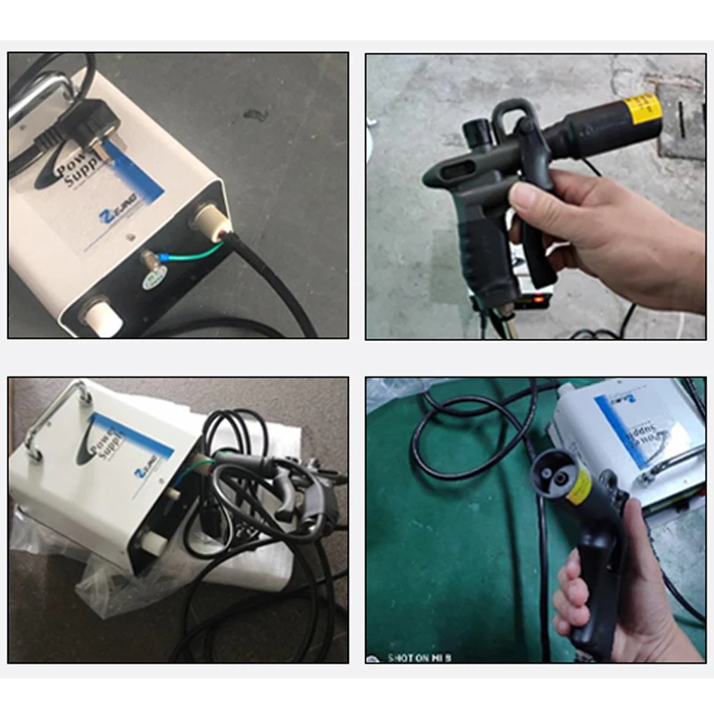 Pistola de aire ionizada ZJ-302D, además de eliminación de polvo estática, pistola de aire de doble aguja, pistola electrostática de ajuste de gas de cabeza grande, iones de 10KV