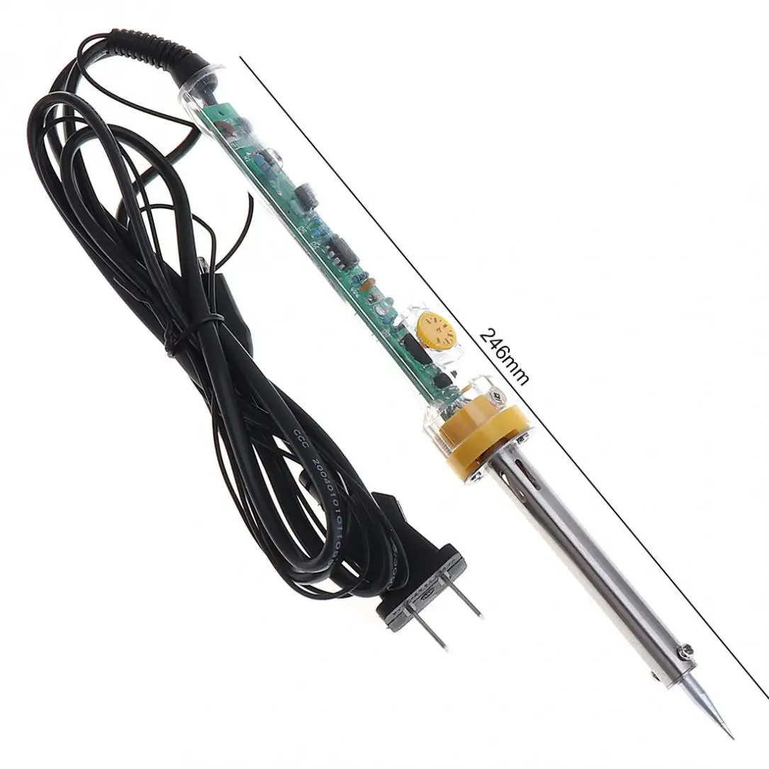 soldering iron 905C 220V 40W External Heat  Electric Soldering Iron Adjustable Temperature Knob and Alligator Clip