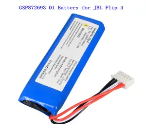 Bilashmart 1x GSP872693 01 3000mAh Replacement Battery JBL Flip 4 Flip 4 Special Edition Batteries Speaker battery