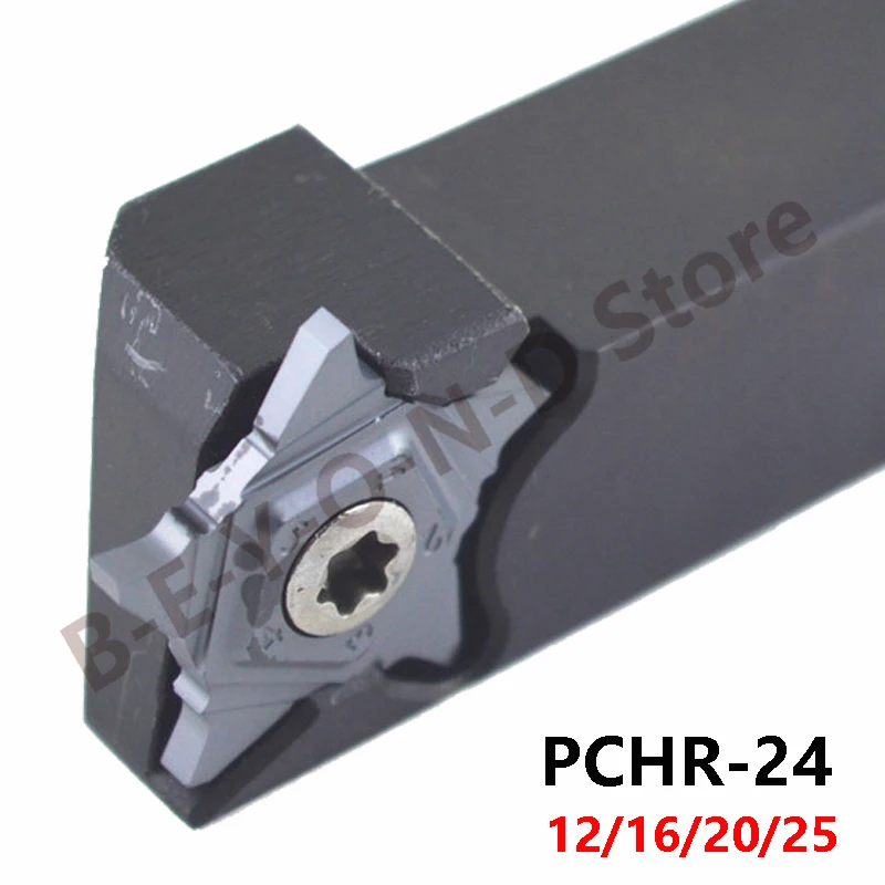 BEYOND PCHR PCHR12-24 PCHR16-24 PCHR20-24 PCHR25-24 Turning Lathe Tool Holder CNC Cutter Carbide Inserts External Shank Bar