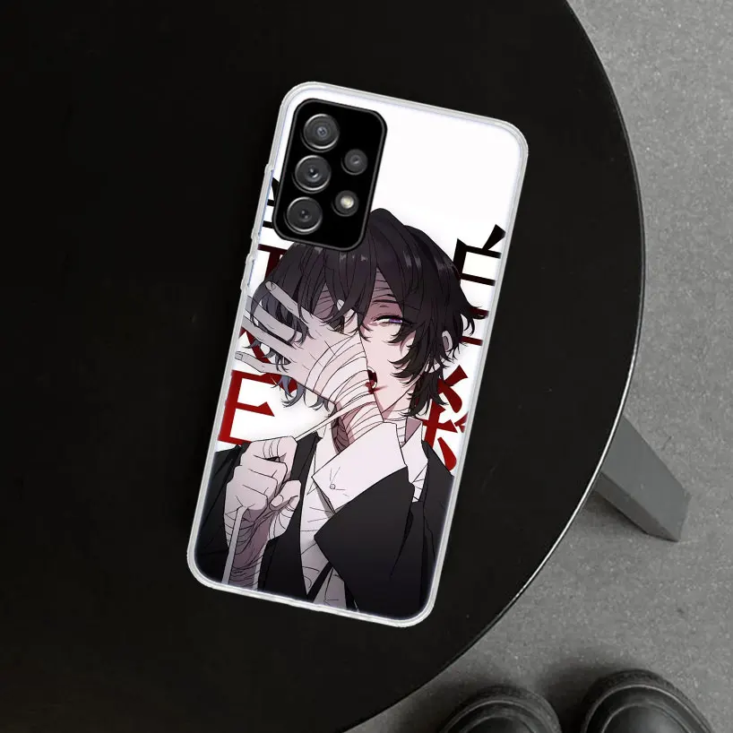 Bungou Stray Dogs Dazai Osamu Phone Case for Samsung Galaxy A15 A25 A35 A55 A14 A24 A34 A54 A04S A13 A23 A33 A53 A03S A52 A12 A2