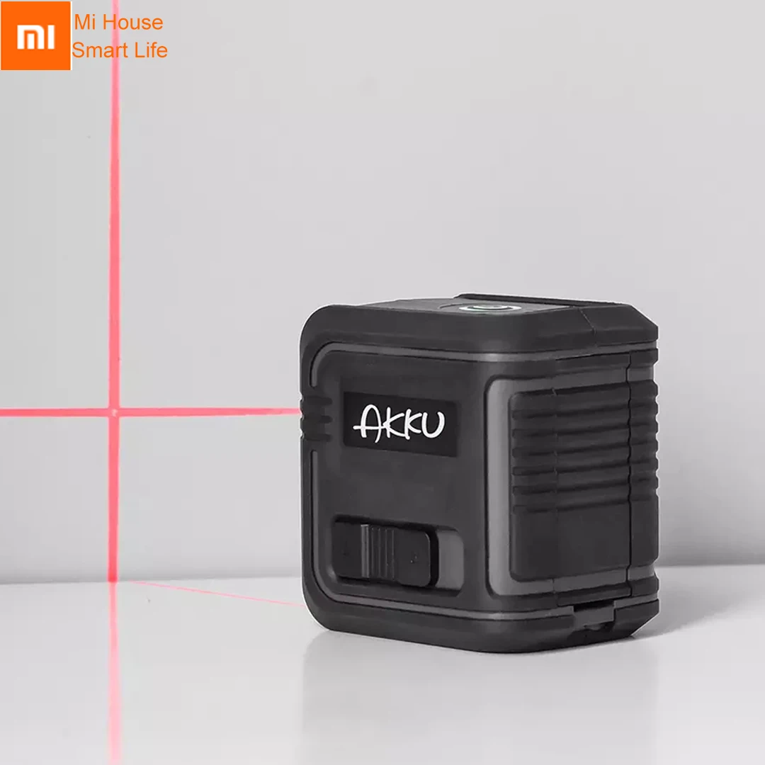 Xiaomi AKKU Smart home Laser Level Self-Leveling 360 Horizontal Vertical Cross Xiami Mijia Mi Super Powerful Red Infrared laser