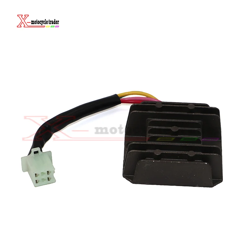 AC 12V 4 /5Pins Wires Voltage Regulator Rectifier GY6 CG CB 150cc 200cc 250cc ATV Quad Moped Scooter Buggy Motorcycle Motorbike