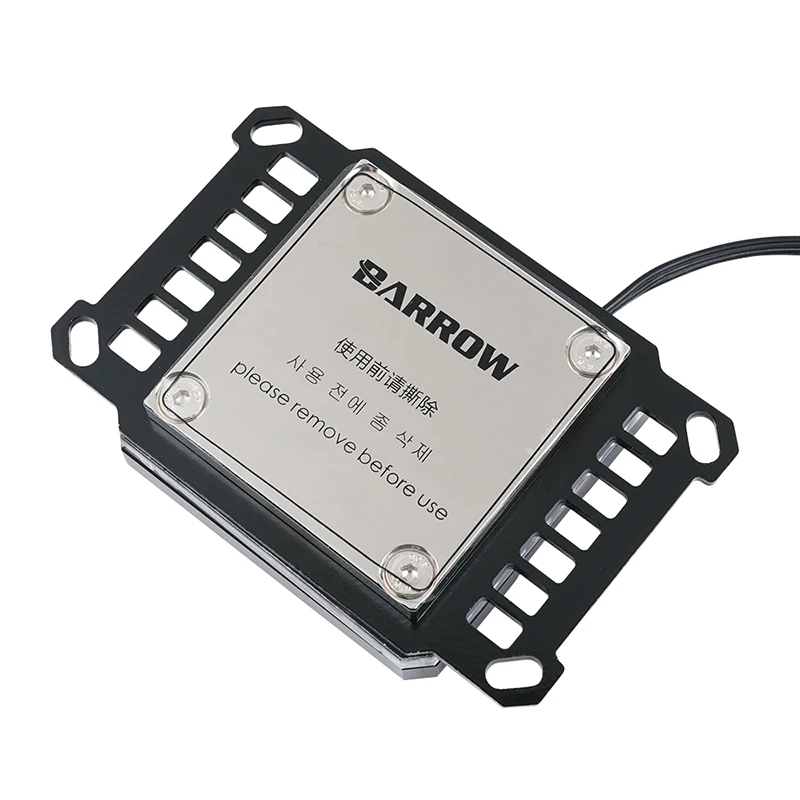 Barrow CPU Water Block Serve For AMD Ryzen AM3,AM3+, AM4 Platform 5V 3PIN Light Header Processor Copper Cooler,LTCP03A-04N