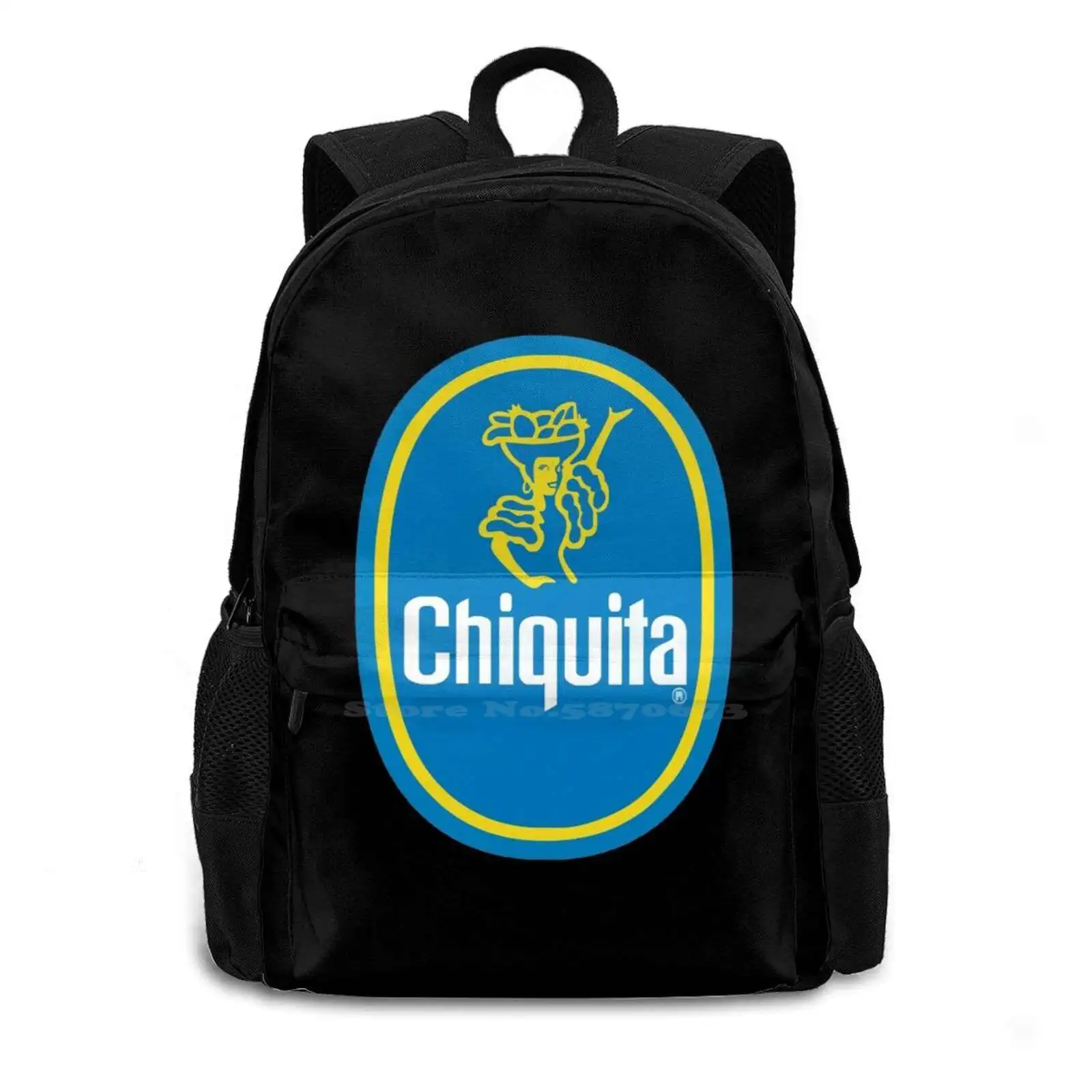 Best Selling-Chiquita Backpacks For School Teenagers Girls Travel Bags Banana Chiquita Fruit Funny Cute Yellow Food Spanish