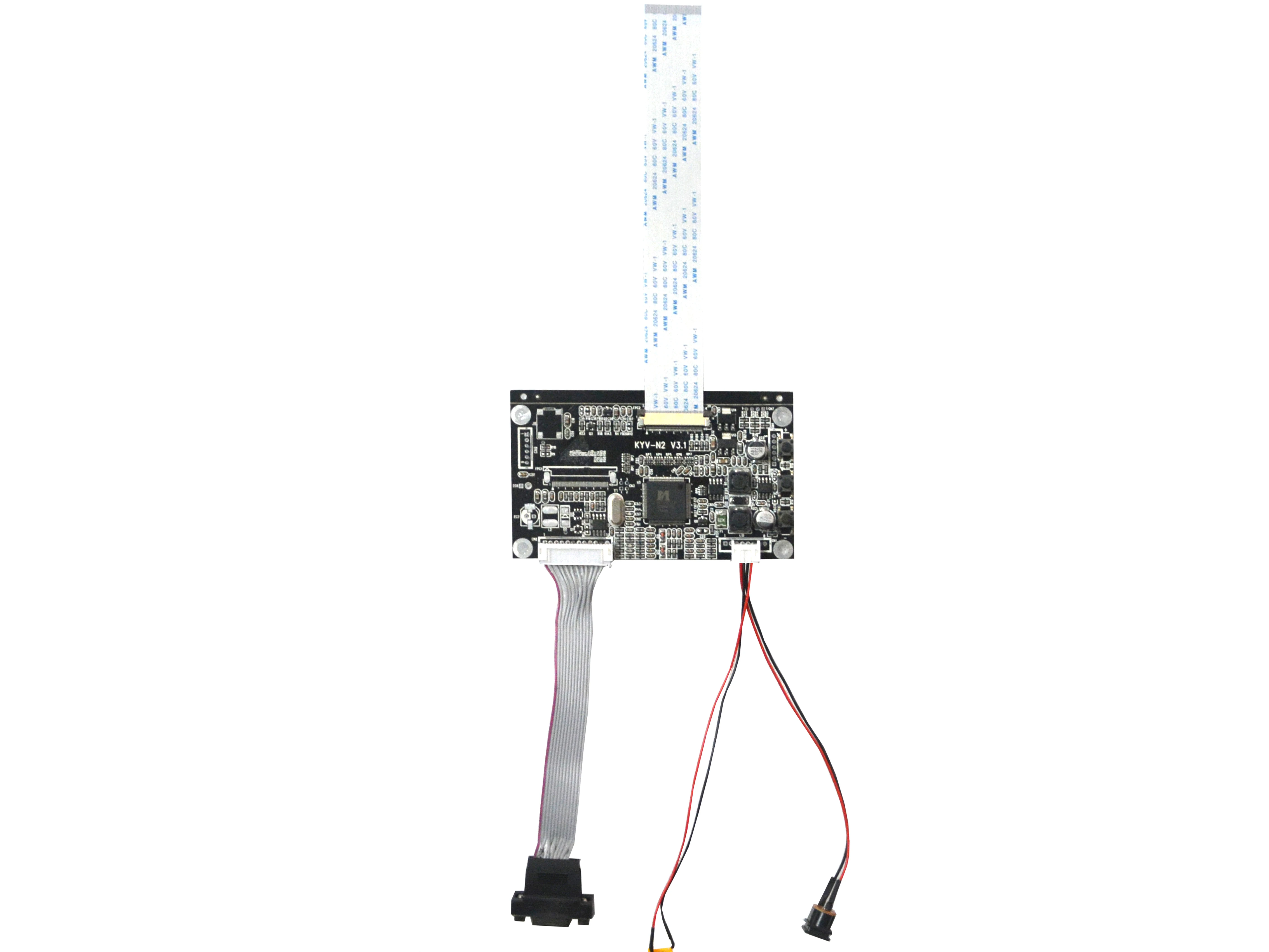 

VGA AV LCD Controller Board KYV-N2 V1 For 7inch TFT AT070TN83 V.1 40Pin TTL 800x480 LCD Screen