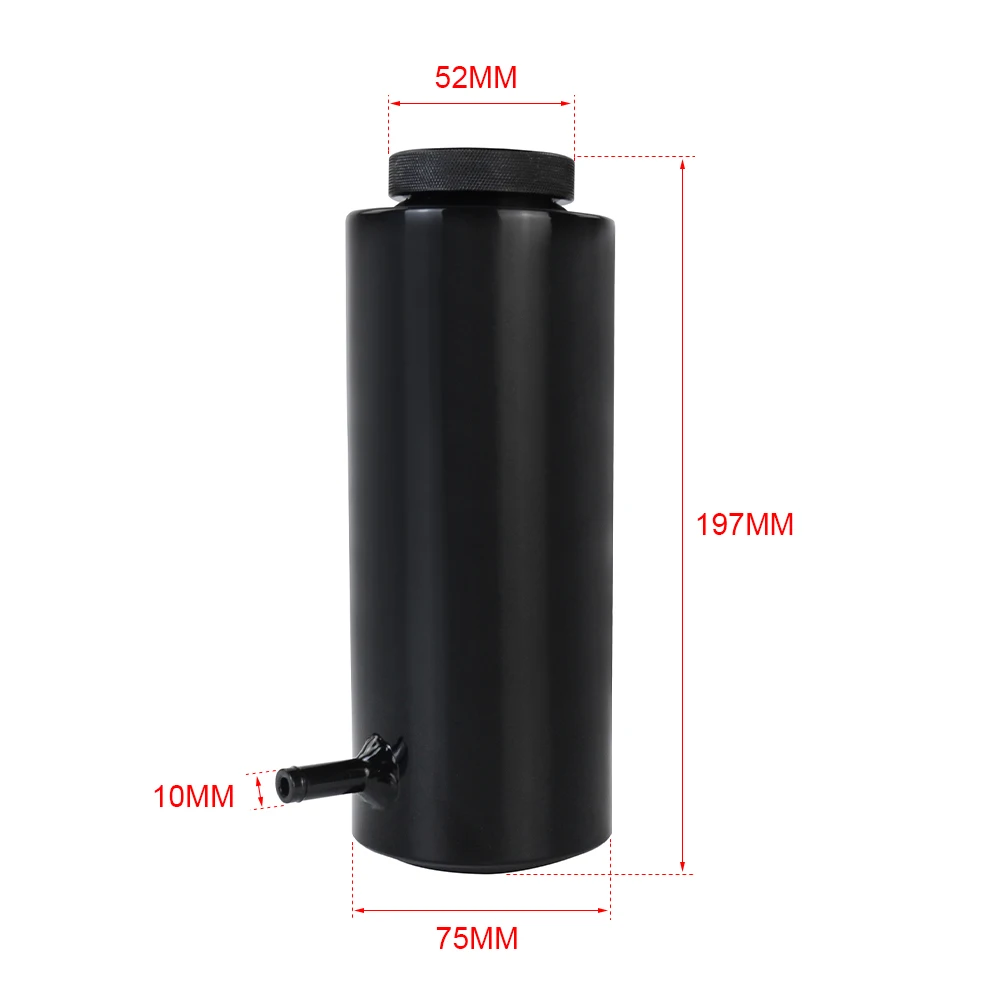 BAOLUN  Universal 800ml Car Radiator Coolant Tank Cooling Catch Bottle Reservoir Coolant Expansion Tank Overflow Oil Catch Tank