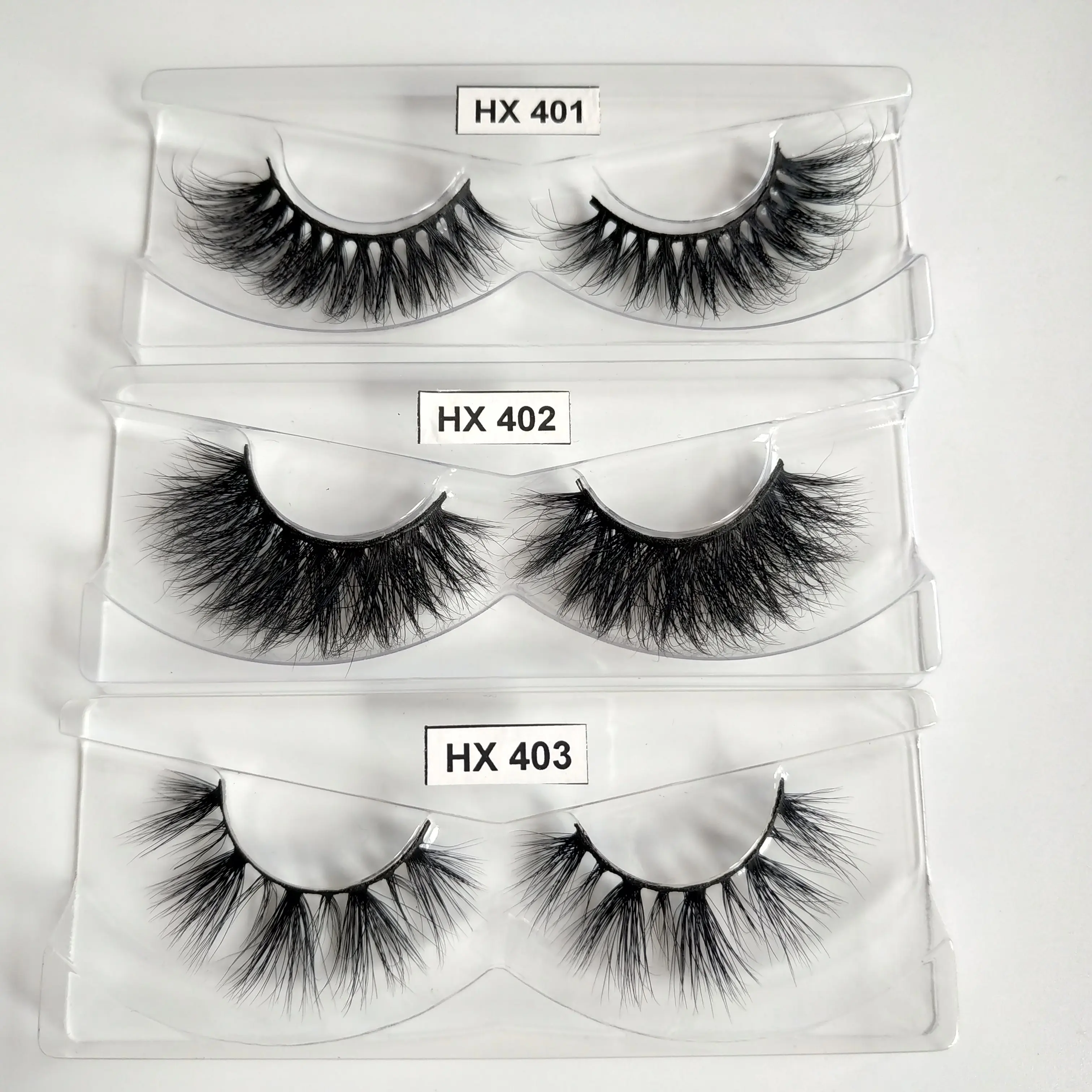 

HEXUAN LASHES Wholesale Makeup Tools 30 Pairs Eyelashes No Box 4D Luxury Mink Lashes 100% Handmade Cruelty Free Mink Fur