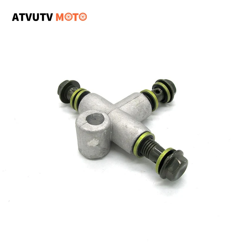 

10mm Hydraulic Brake Hose Pipe Tee Coupling & Fitting& Connector For Chinese ATV Quad Bike Go Kart Buggy UTV Scooter