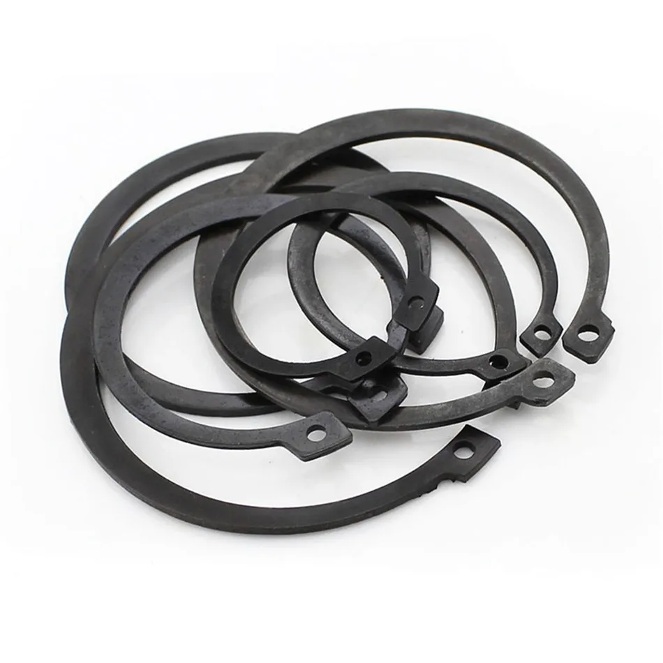 M3-M75 Circlips For Shaft 65 Manganese Steel Shaft Retaining Snap Ring Bearing Retainer Circlip GB894 C-clip Washers