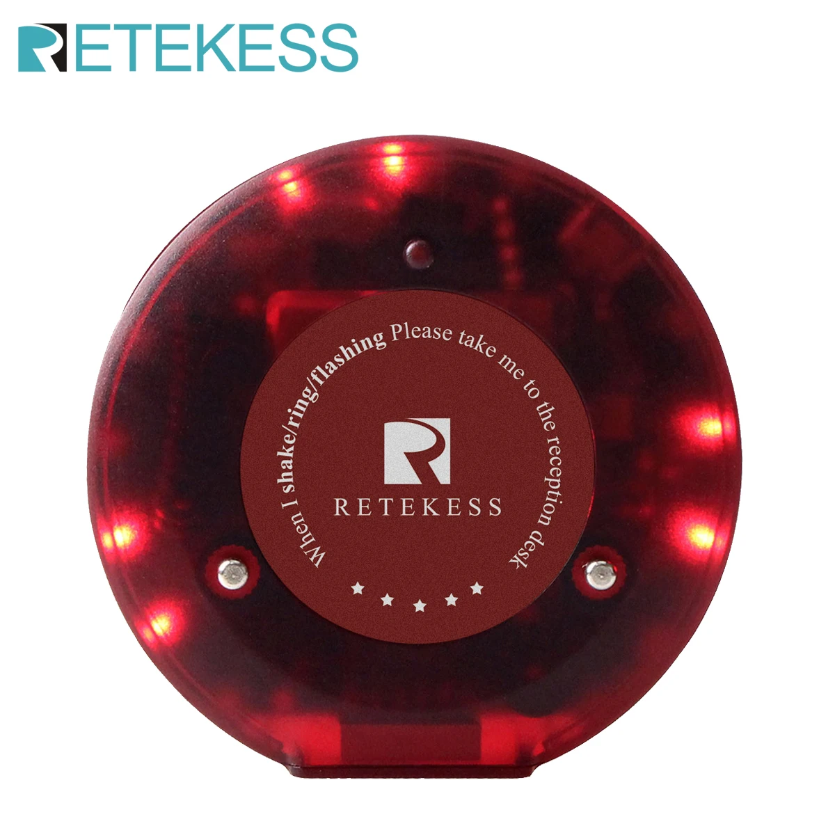 Retekess 1Pcs Pager Receiver For T119 Restaurant Pager Wireless Calling System For Restaurant Coffee Shop Church Clinic