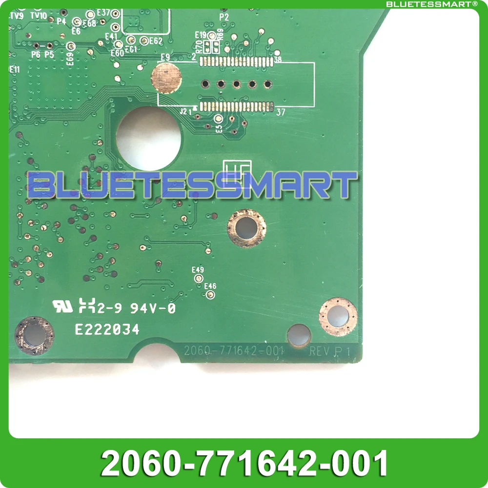 HDD PCB logic board 2060-771642-001 REV P1 for WD 3.5 SATA hard drive WITHOUT BIOS chip repair data recovery