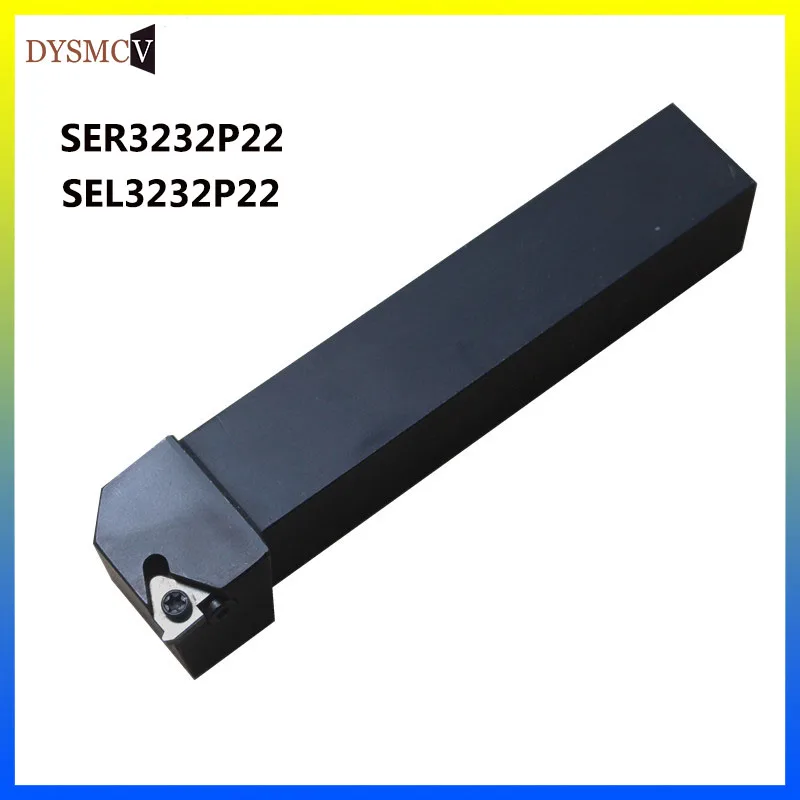 Nuovo di Alta Qualità Threading Turning Portautensili SER3232P22 SEL3232P22 Filettatura Esterna del supporto Strumento per Inserire 22ER/L