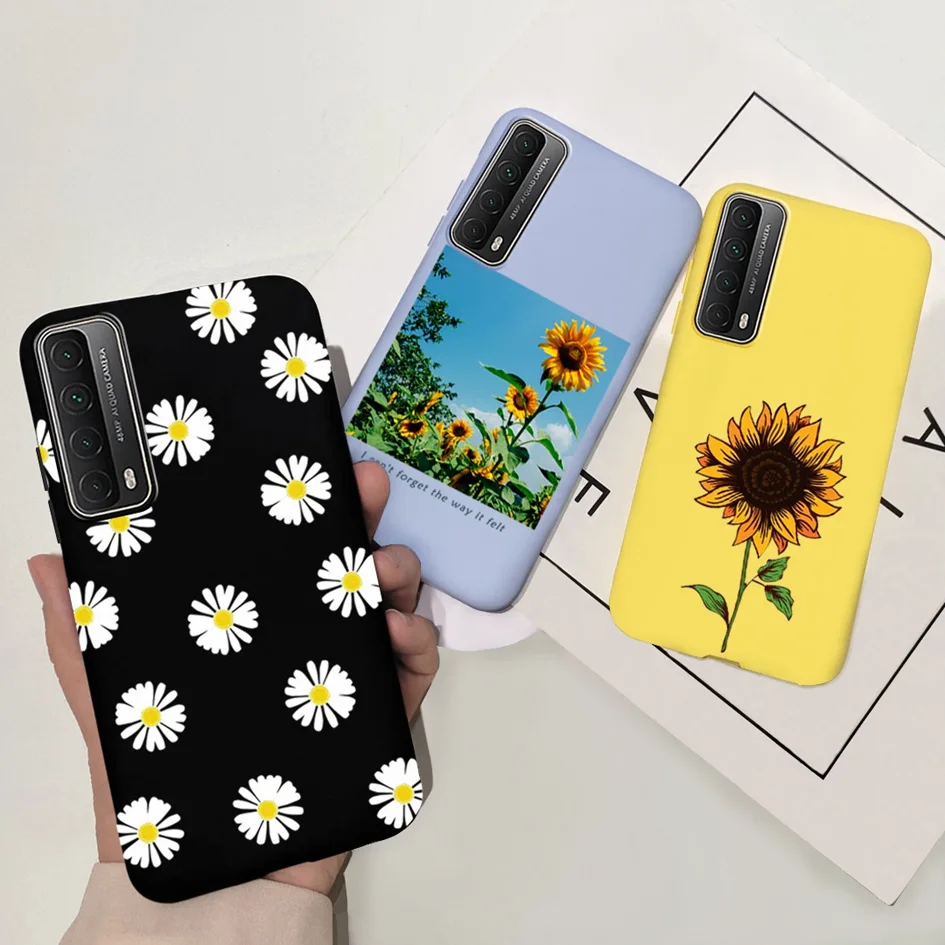 For Case Huawei P Smart 2021 Cover PPA-LX2 6.67 inch Candy Painted Fundas Slim Matte Soft TPU Phone Shell For P Smart 2021 Coque