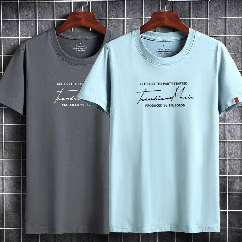 New Men`s Summer T- shirt 2021 Fashion T Shirt for men Clothing Print Male Print Slim Fit Short Sleeve Oversized Tshirt S-6XL