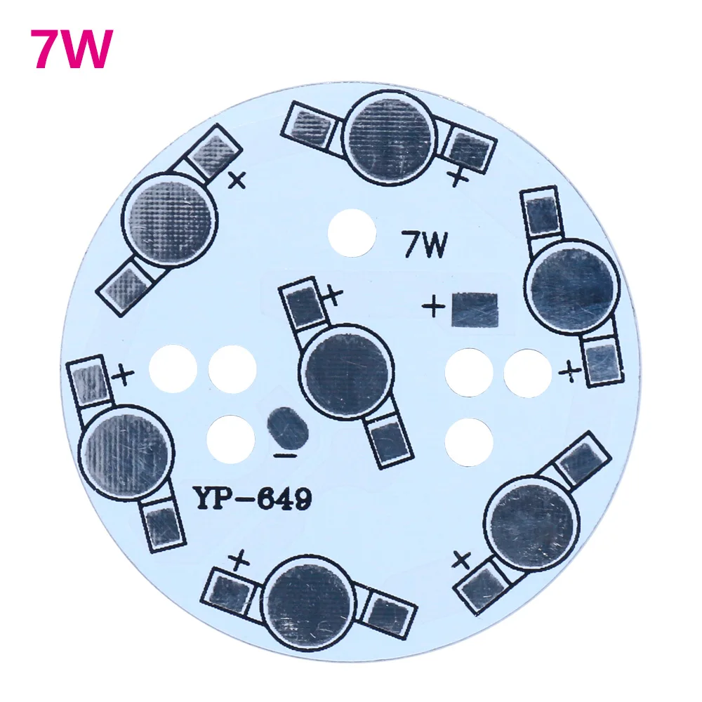 10PCS 1W 3W 5W 7W 9W 12W 15W 18W 21W 24W Aluminum Substrate Baseboard DIY Torch Light Board Heatsink 20mm 100mm 78mm 49mm 118mm