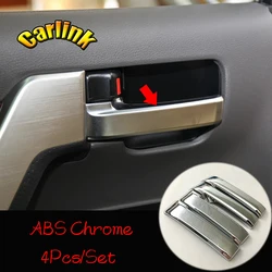 For Toyota Land Cruiser 200 accessories 2013 2014 2015 2016 ABS Chrome Inside door handle protector Cover Trim car styling 4Pcs