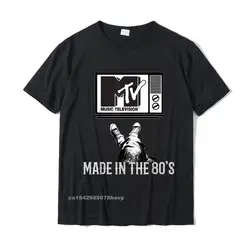 Mademark × mtv-mtvで80ヴィンテージためmtv男性の女性のtシャツ綿tシャツトップス新加入