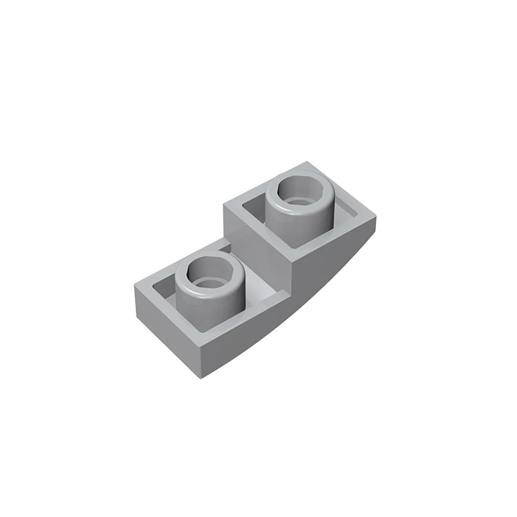 10 stücke Kompatibel MOC Ziegel Teile 24201 Hang Gebogene 2x1 Invertiert Gebäude Block Partikel DIY Assmble Kind Puzzle gehirn Spielzeug Geschenk