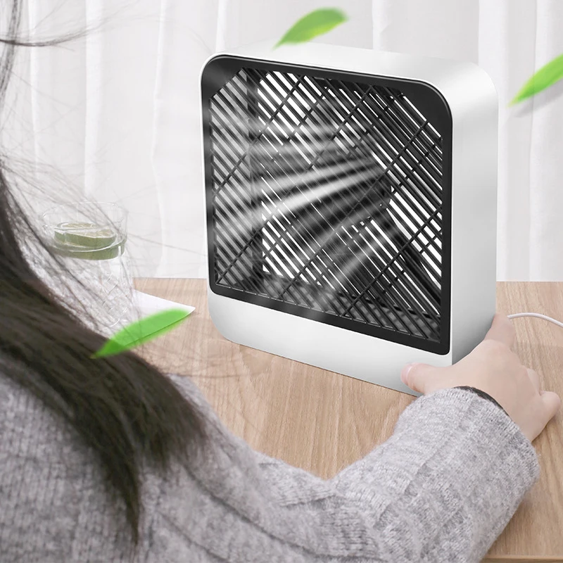 Ventilatore da tavolo USB regolazione della velocità del vento a 2 velocità ventilatore silenzioso portatile da 5V dormitorio/ventilatore da ufficio