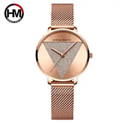 Original Design Women Watches Fashion Japan Quartz Movement Stainless Steel Rose Gold Waterproof Wrist watches relogio feminino