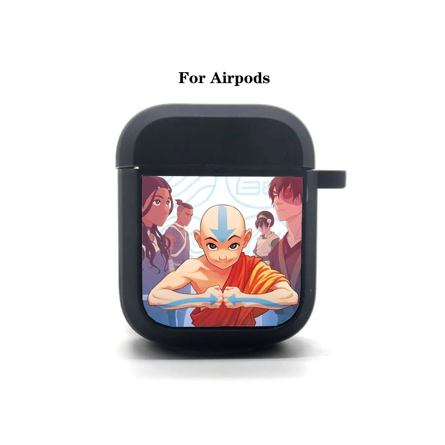 

Чехол аниме Avatar AirPods 2, чехол для наушников Apple AirPods 2, мягкий силиконовый защитный чехол для наушников Bluetooth