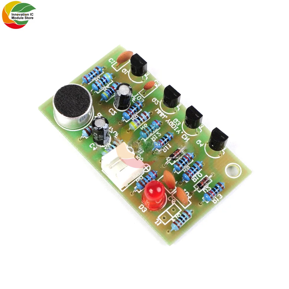 Ziqqucu Sound Sensing Control Switch Module Applause Voice Sound Activated 5v Led Switch Kit Circuit Electronics Pcb for Arduino