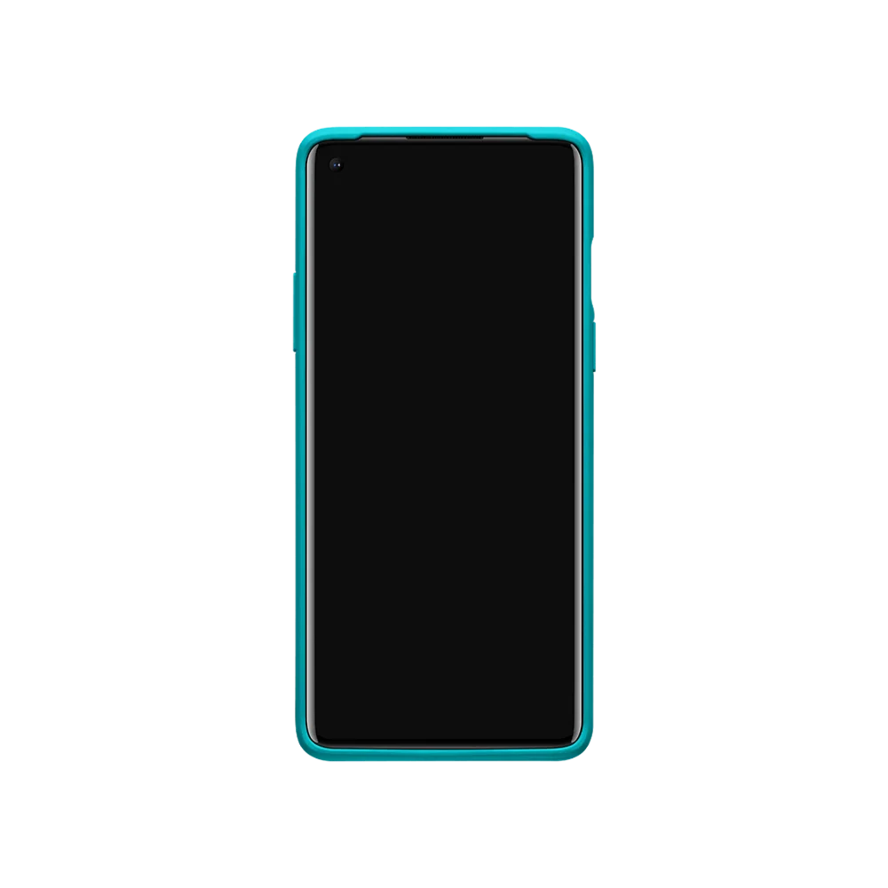 100% Original Official OnePlus 8 Case Cover Sandstone Bumper Cyan Matte protective Slim Back Case