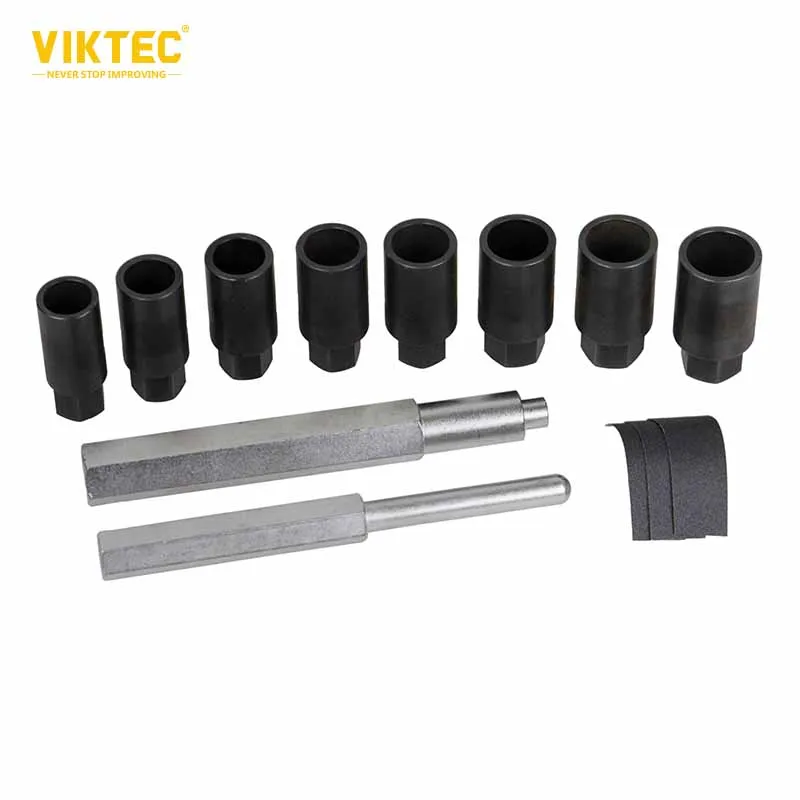 VT13296 10PC Master Locking Wheel Nut Removal & Dismantling Set Open Rim Locks φ18-25mm