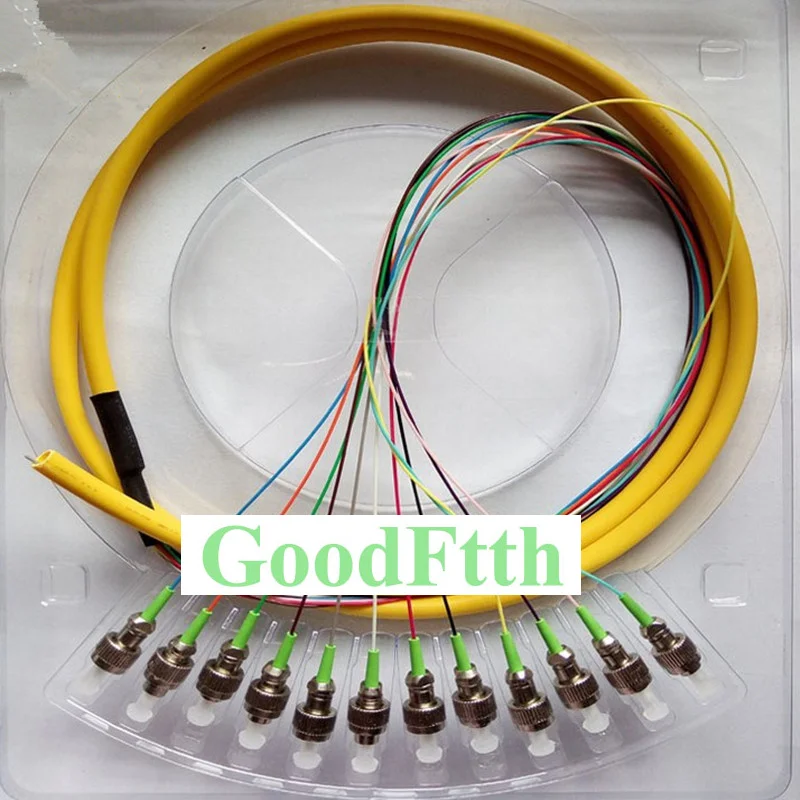 Fiber Pigtail FC/APC 12 Cores SM Distribution GoodFtth 0.5-3m