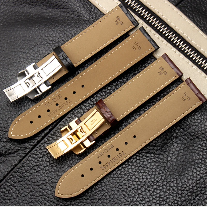 14 16 18 19 20 21 22mm Genuine Leather Watch Bands Strap for Tissot Le Locle T41 T006 PRC200  Wrist Belt Watch Bracelet 1853 Wat