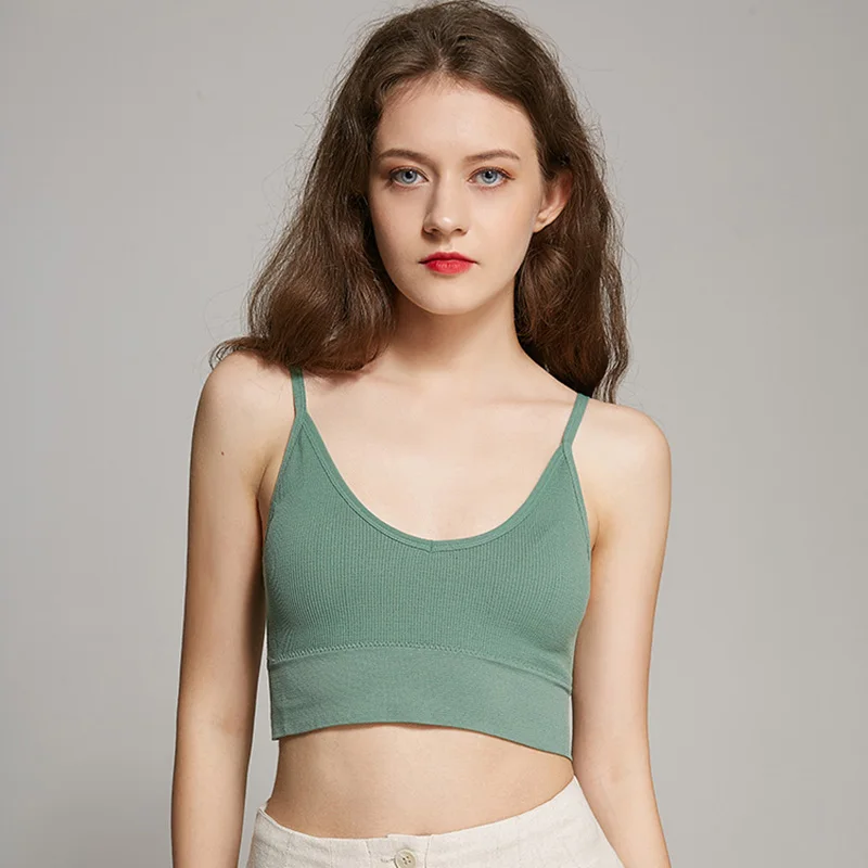 Nahtlose BH Sport-BHs für Frauen U-Form Rücken Crop Tops weibliche Bra lette Komfort sexy Dessous Büstenhalter Frauen Nowire Unterwäsche