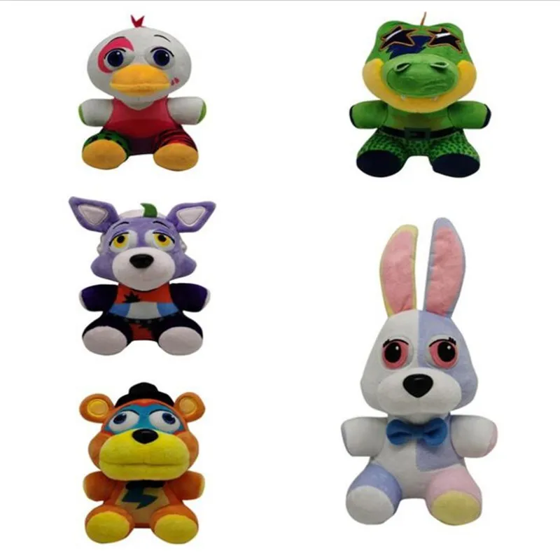 

18 CM Five Night At Freddy Fnaf Game Kawaii Plush Toys Bonnie Bear Foxy Anime Stuffed Dolls Freddy Toys Children Gifts