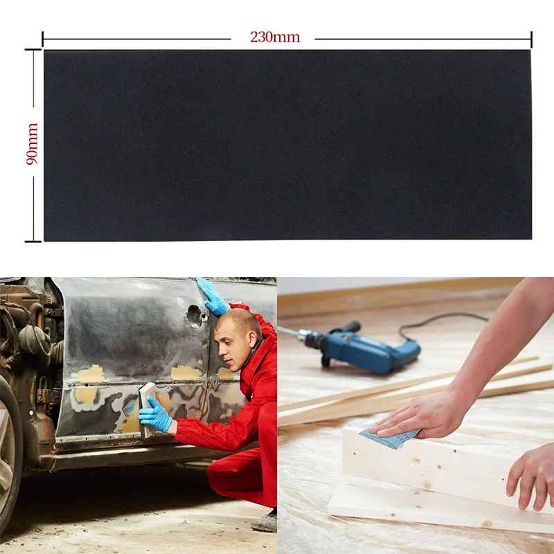 

28Pcs Wet Dry Sandpaper 23*9 cm 120 To 3000 Grit Abrasive Paper Sheets For Automotive Sanding Wood Furniture Finishing